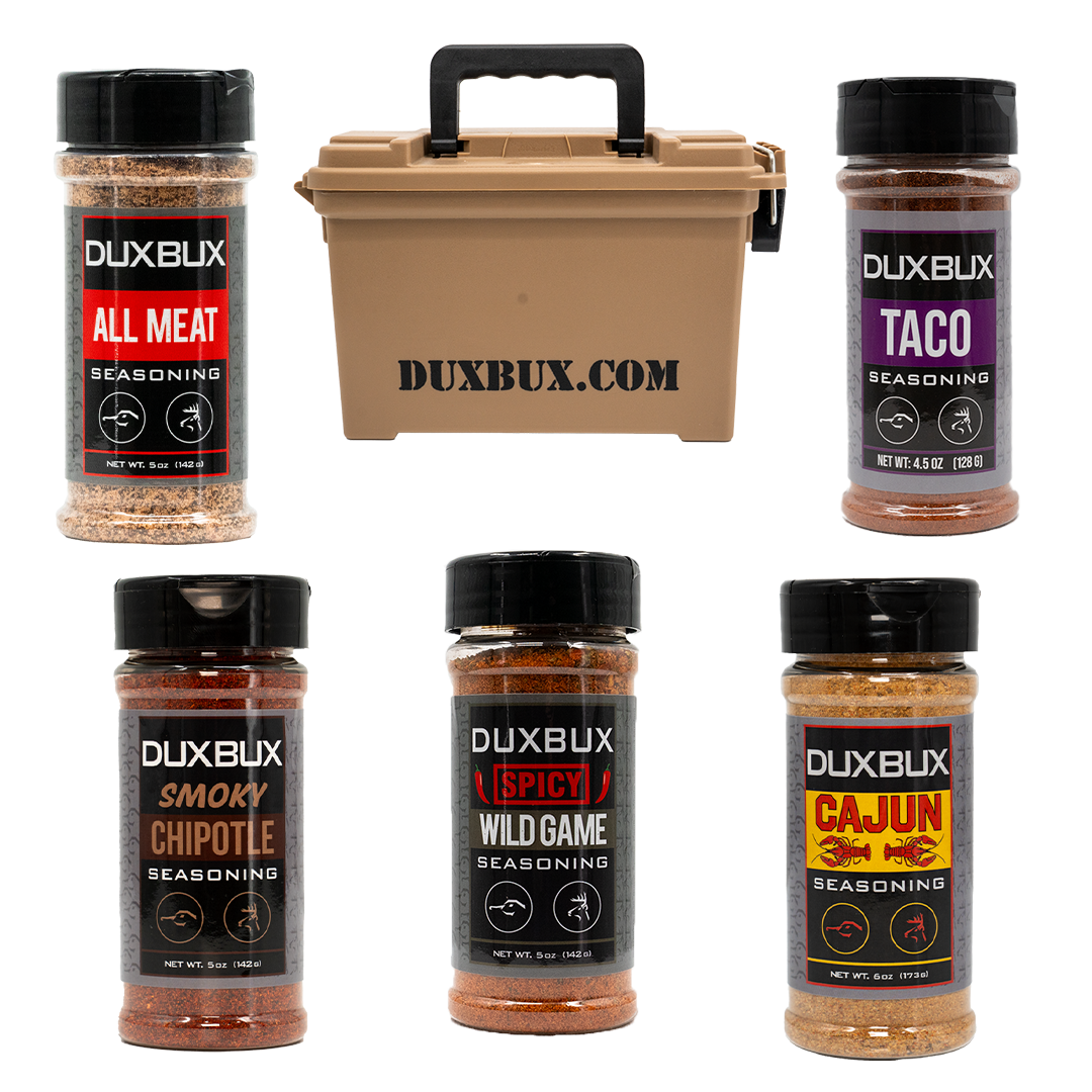 DUX Flair's Favorite Seasoning Sampler Ammo Crate