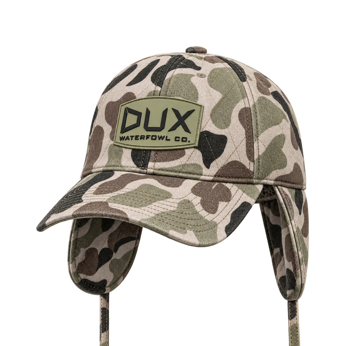DUX Camo Ear Flap Hat