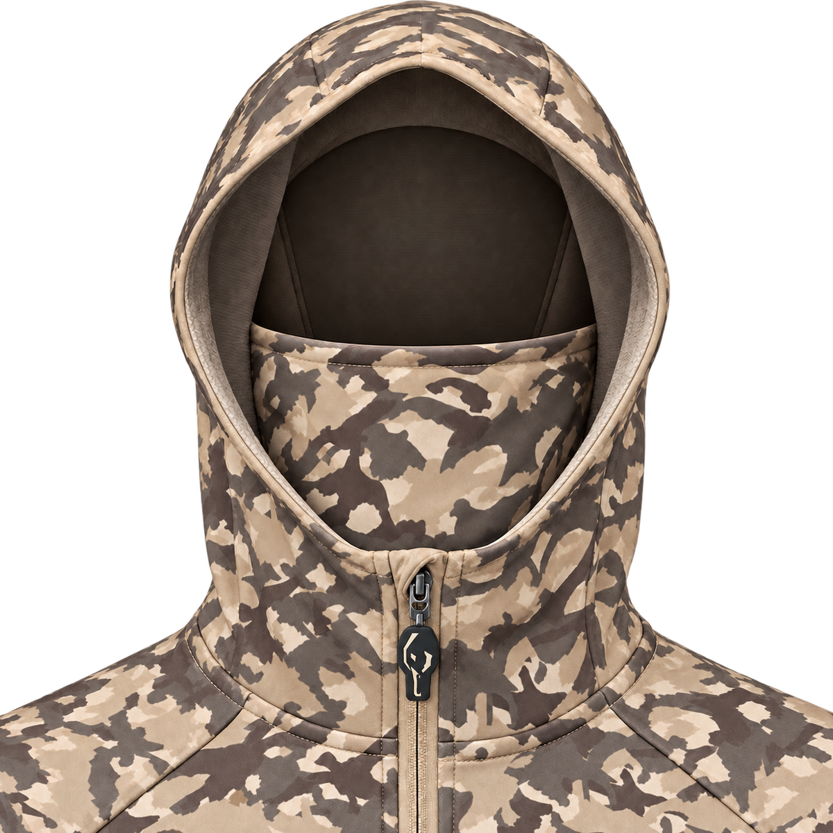 DUX Thermal Quarter Zip Hoodie Wetlands Camo