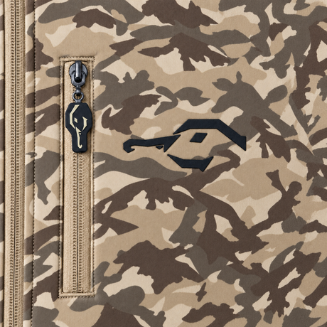 DUX Thermal Quarter Zip Hoodie Wetlands Camo