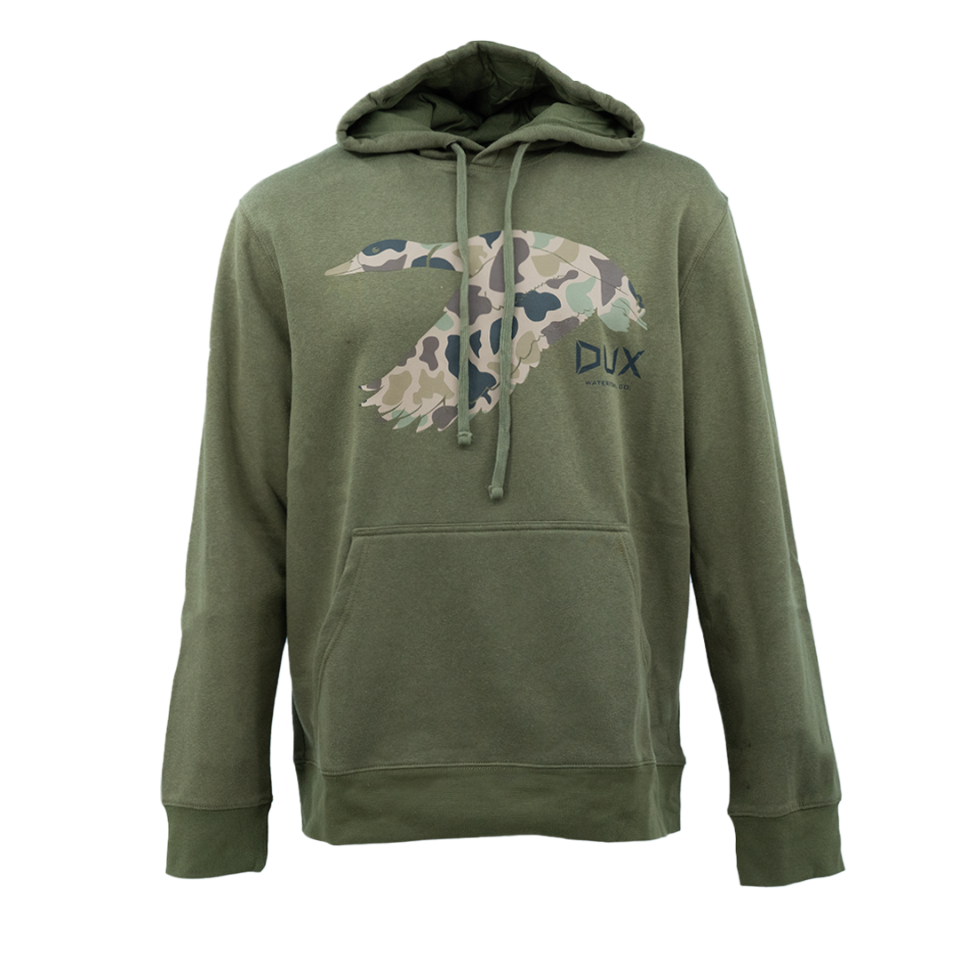 DUX Old School Camo Mallard Midweight Hoodie