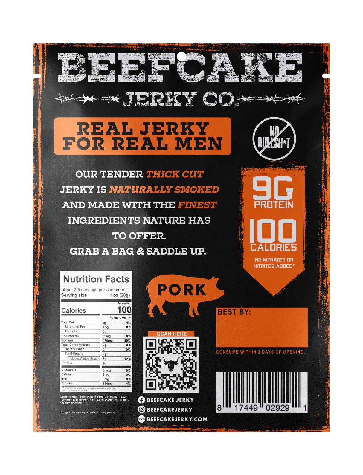 Honey BBQ Jerky