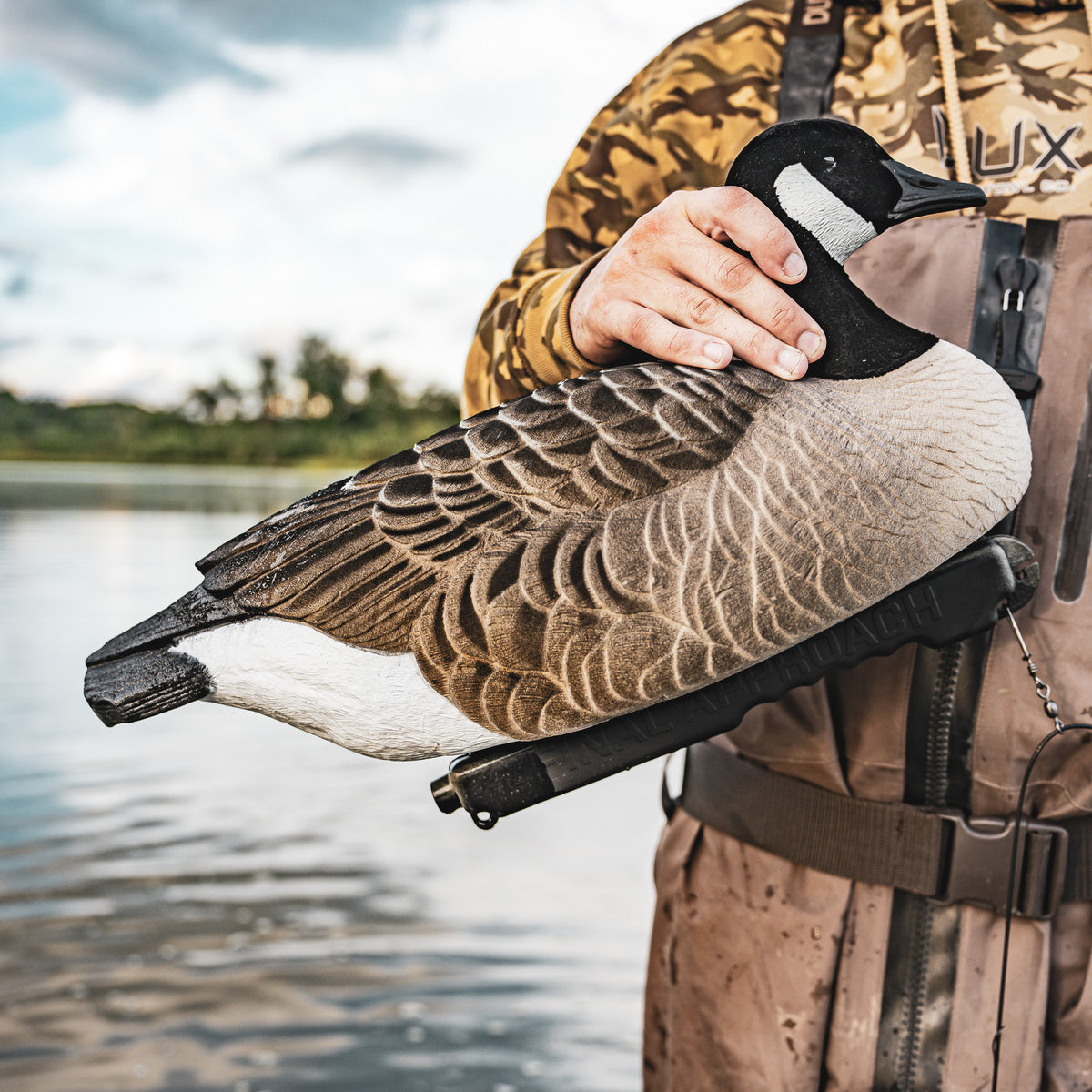DUX Fully Flocked Goose Floater 4 pack