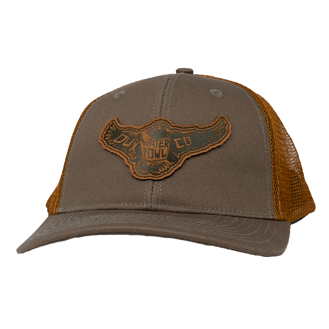 DUX Leather Mallard Patch Hat