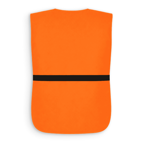Back of Hi Viz Orange BUX Hunting Company hunting vest 