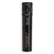 A black Dux Waterfowl CO. MR 3-inch copper lead flashlight with gold lettering, shown vertically on a plain white background.