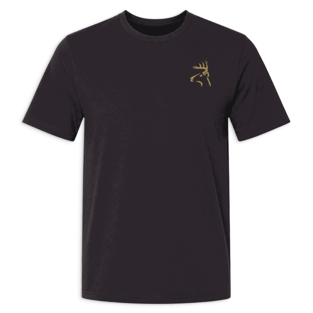 black bux shirt with bux logo