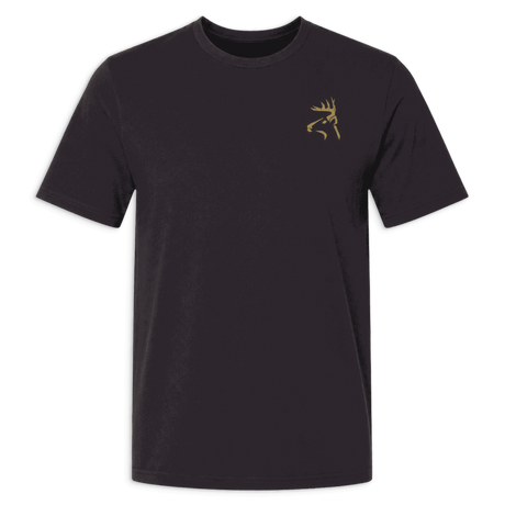 black bux shirt with bux logo