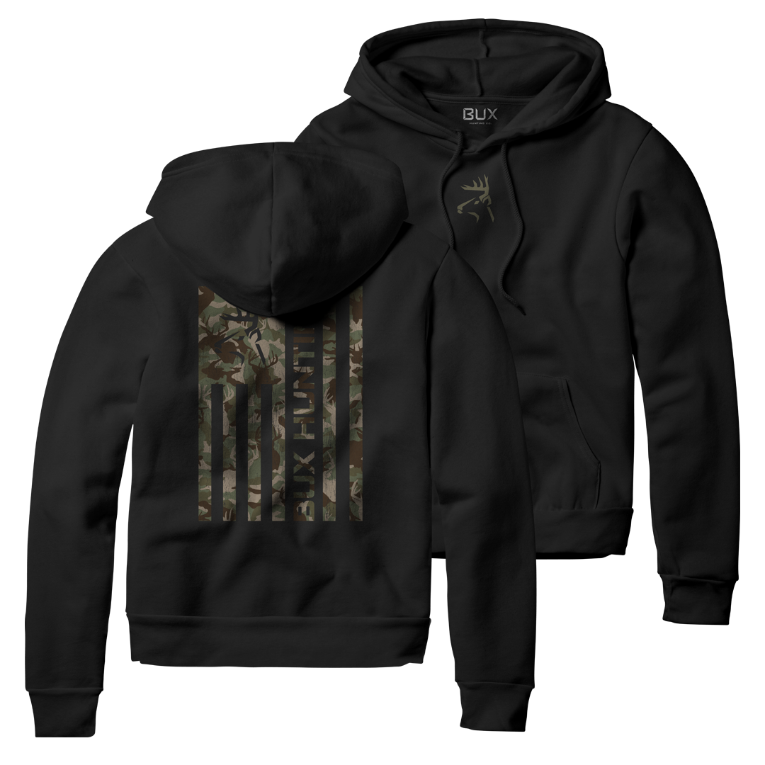 BUX Camo Flag Thermal Hoodie
