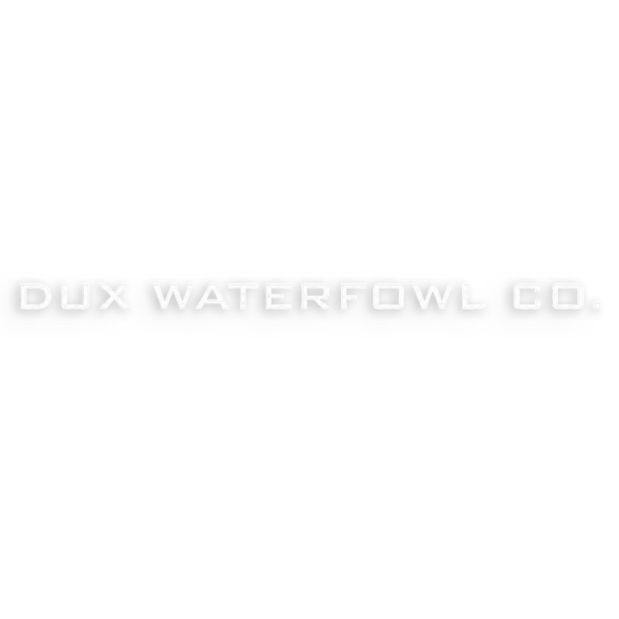 dux waterfowl co. logo decal

