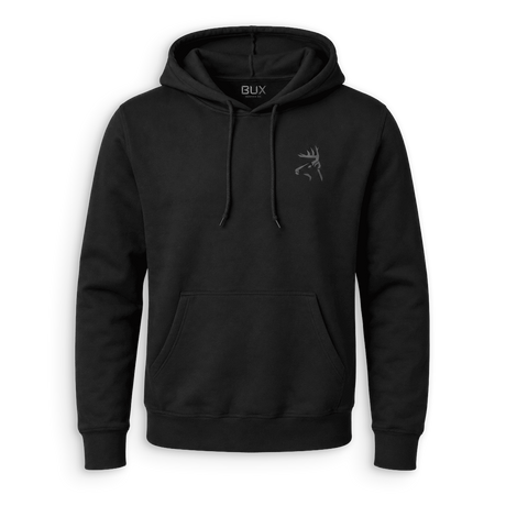 Marled gray and white hoodie on a white background