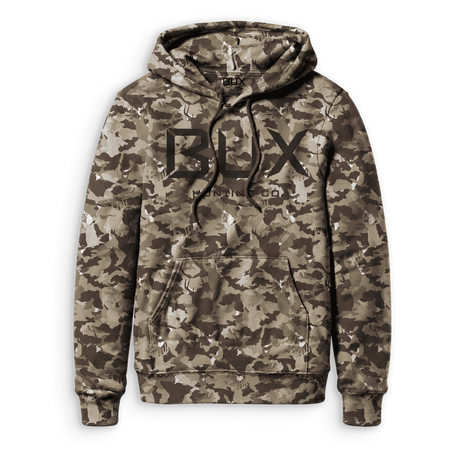 High-quality BUX hunting company camo heavyweight sweatshirt 