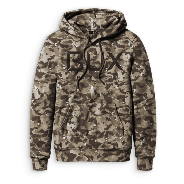 High-quality BUX hunting company camo heavyweight sweatshirt 