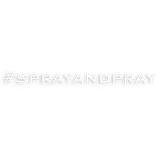 sprayandpray logo in green on a white background