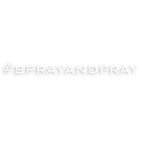 sprayandpray logo in green on a white background