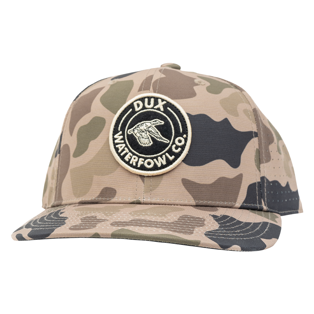 DUX Old School Camo Patch Hat